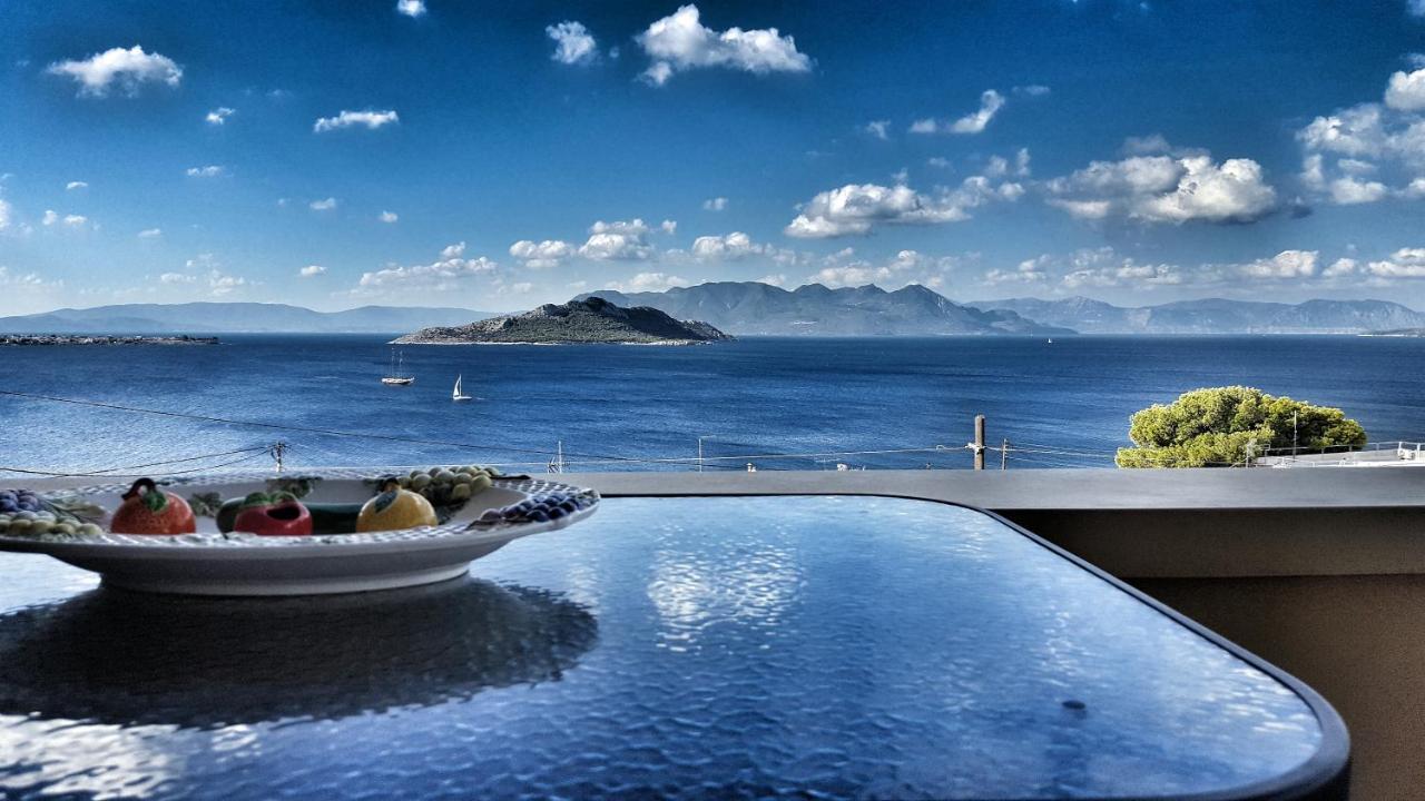 فيلا Cozy Sunset House Aegina المظهر الخارجي الصورة